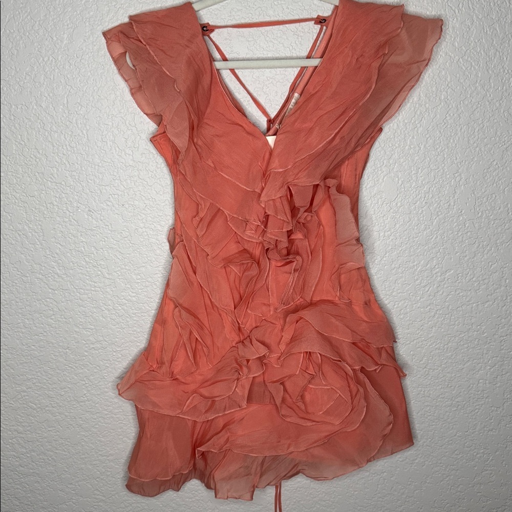 Chic Off-Shoulder Ruffle Mini Dress - Picture 3 of 11